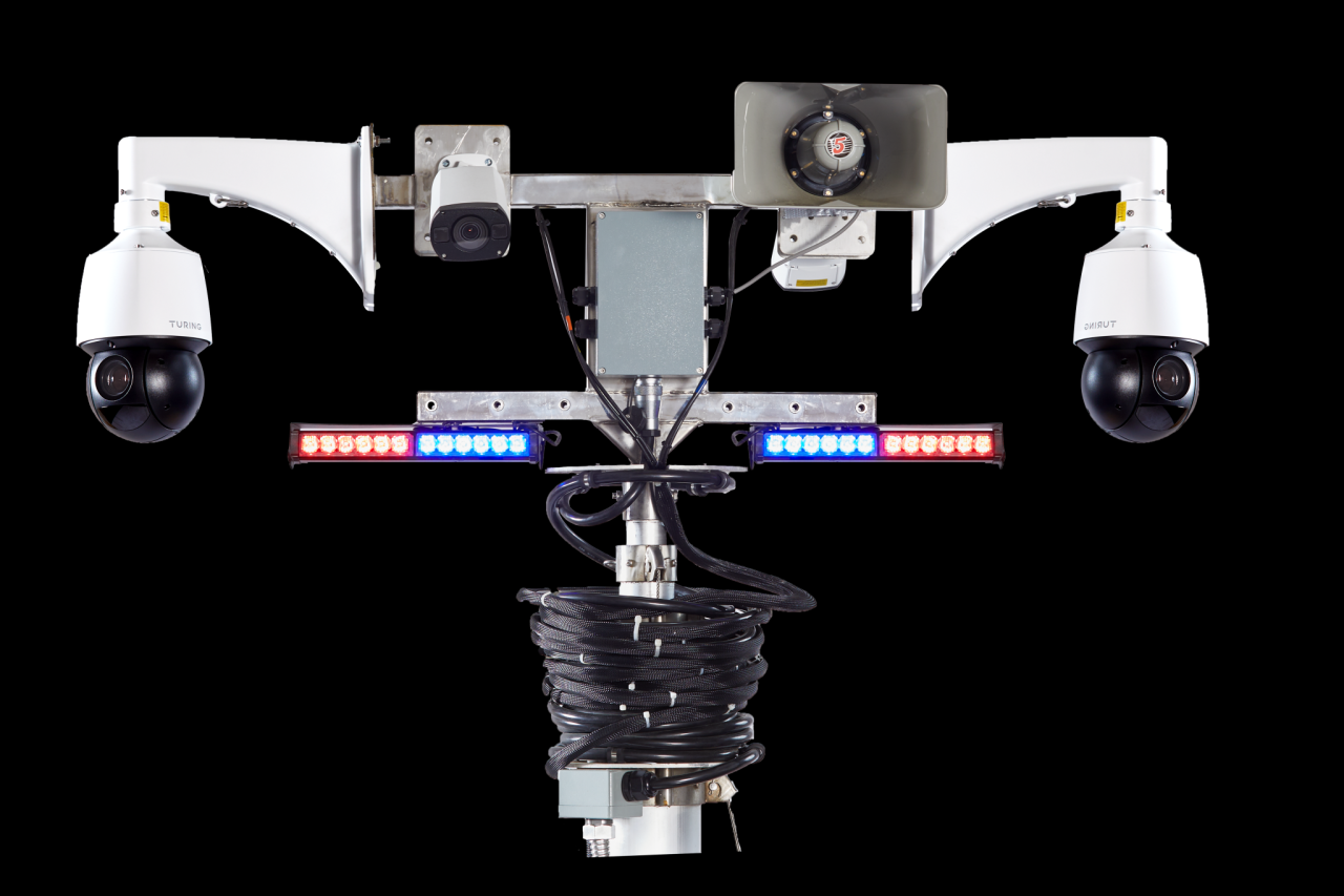 portable surveillance trailer VTS1200B-C